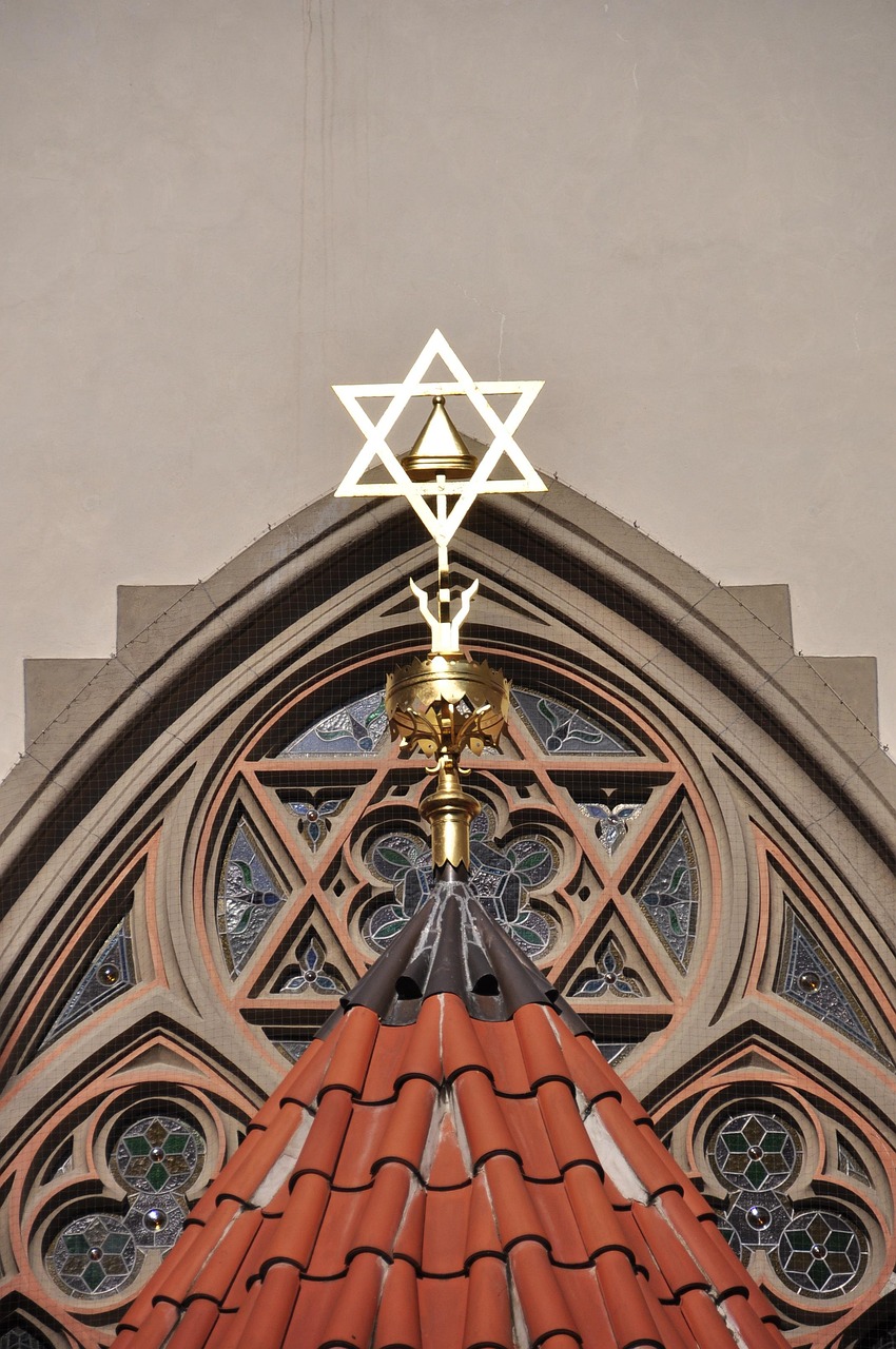 synagogue, prague, jewish star, religion, judaism, faith
